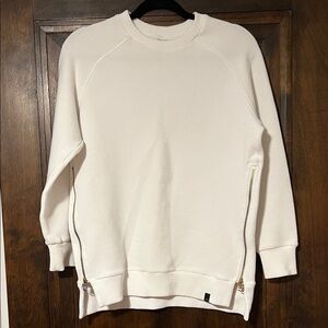 Varley Manning Crewneck Side Zip Sweatshirt, Sz XS